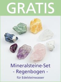 Mineralstein-Set Regenbogen für Edelsteinwasser
