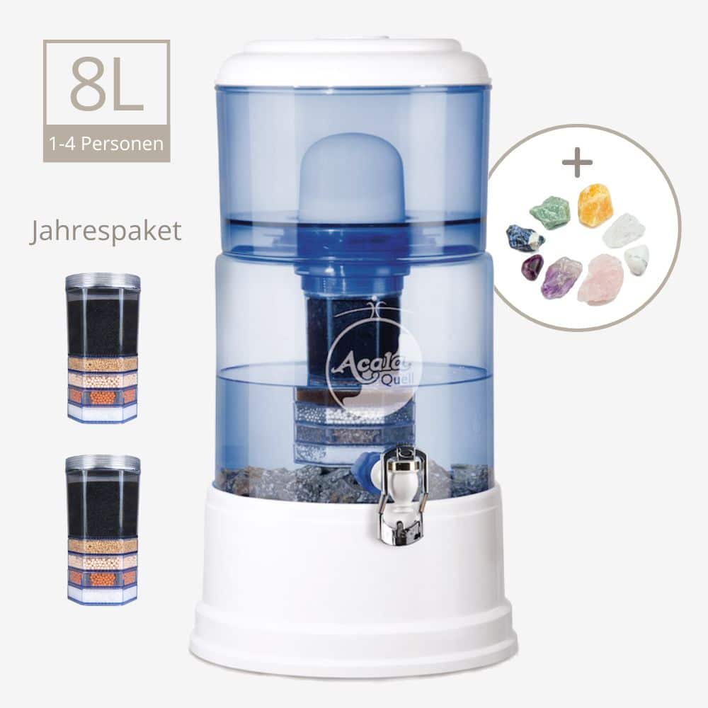 Jahrespaket AcalaQuell Smart (8L) Weiss/Blau