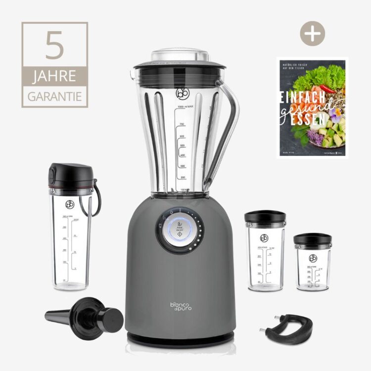 Bianco-Attivo-Grau-Hochleistungsmixer