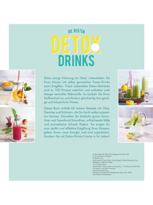 "Die besten Detox Drinks" von Diana Pyter