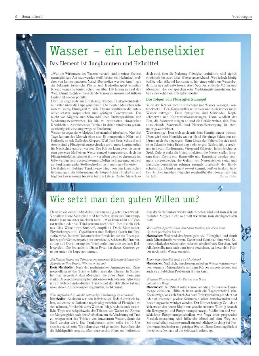 artikel-wasser-lebenselixier-augsburger-allgemeine Happy Vita in den Medien