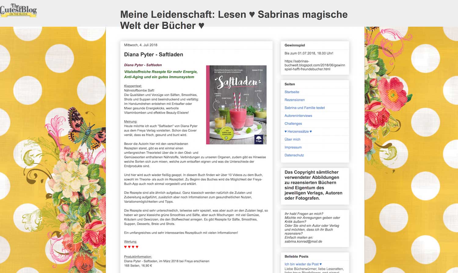 buch-rezension-saftladen Happy Vita in den Medien