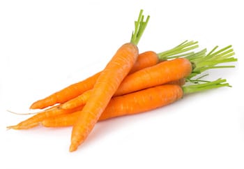 Collection of fresh fruits and vegetables Karotte