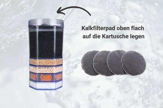 acalaquell wasserfilter kalkfilter mini