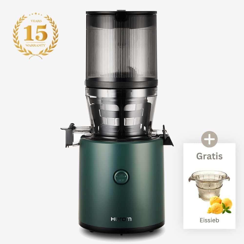 hurom h320 entsafter deepgreen eissieb