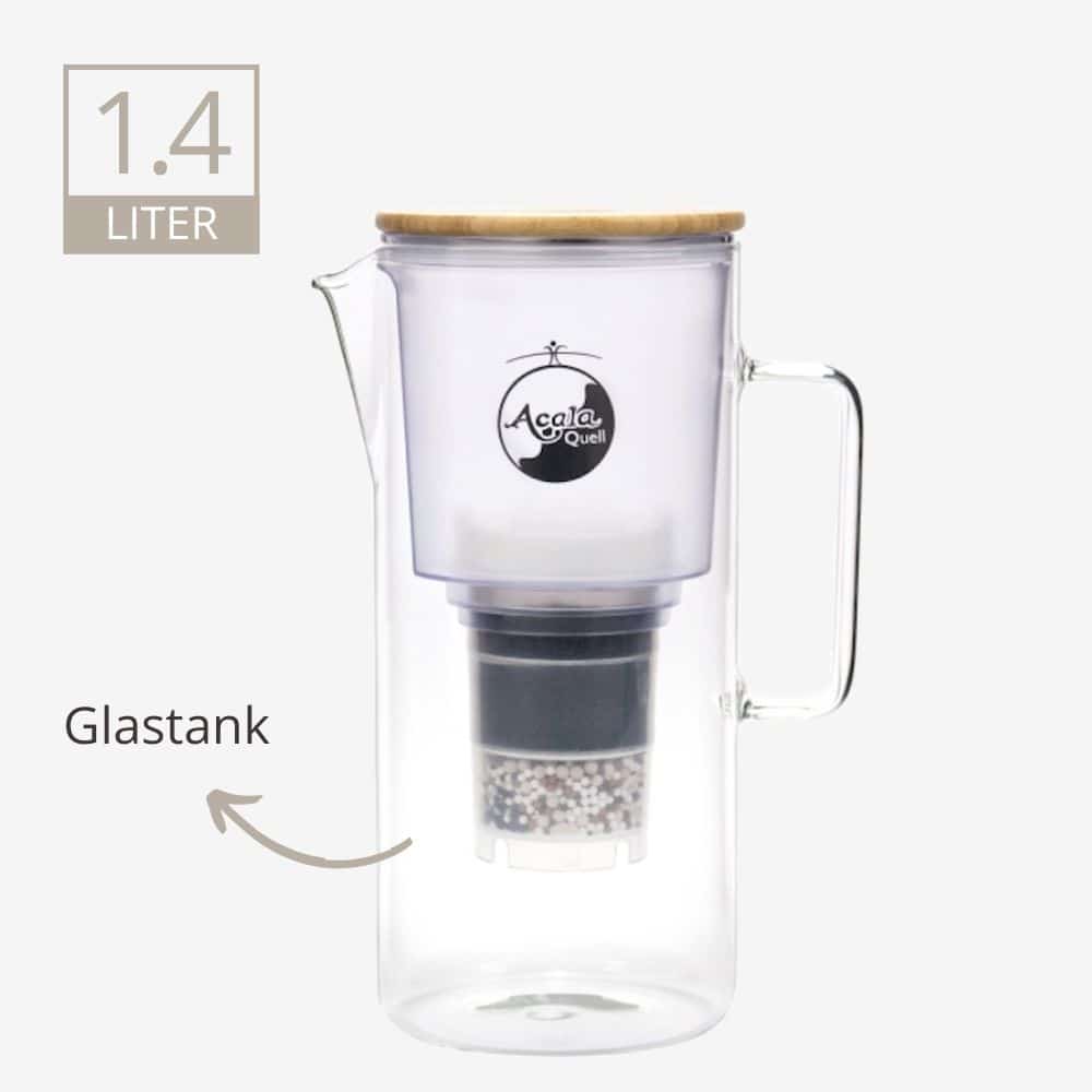 AcalaQuell Silizia Wasserfilter aus Glas