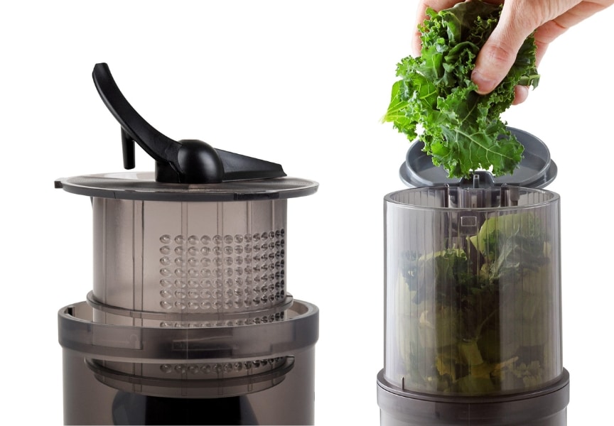 tribest shine multi batch compact juicer befuellen