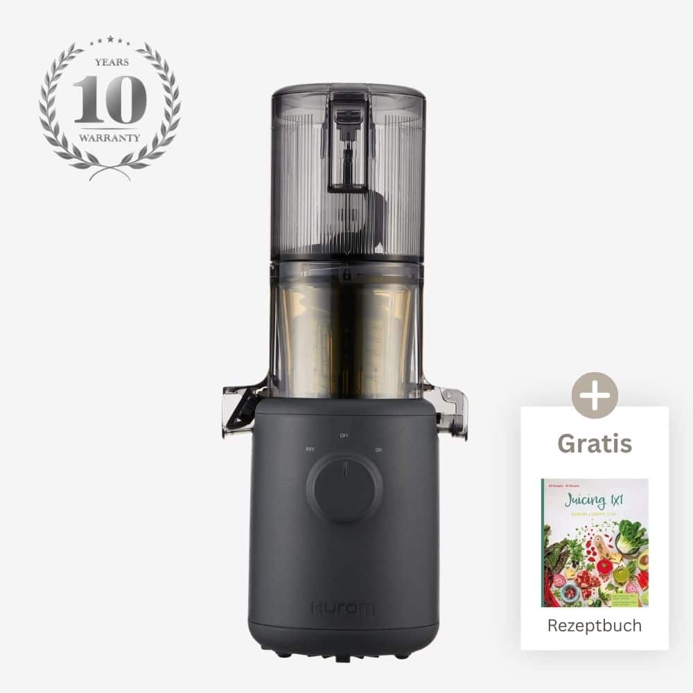 hurom h310 entsafter charcoal gratis geschenke happy vita