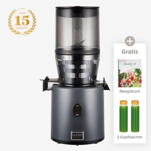 Hurom H330P Entsafter - Pure Press Line - Charcoal
