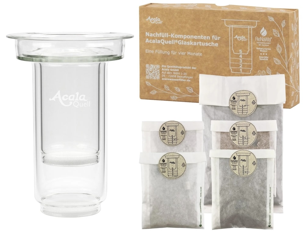 acalaquell ersatzfilter und zubehoer standfilter glaskartusche renawa nachfuellkomponenten 4 monate 7 nachhaltig wasser filtern Kopie