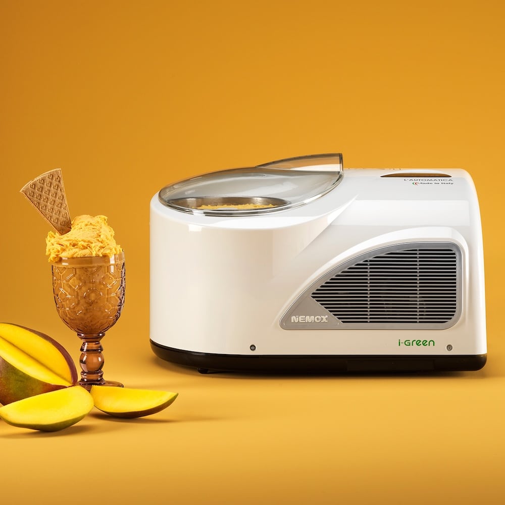 nemox eismaschine gelato nxt1 weiss mango
