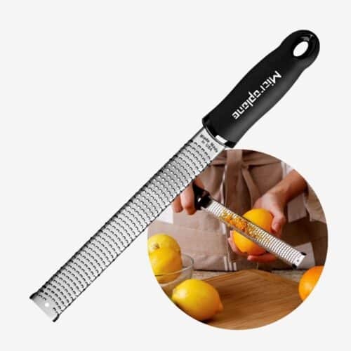 Microplane Premium Zester Reibe schwarz
