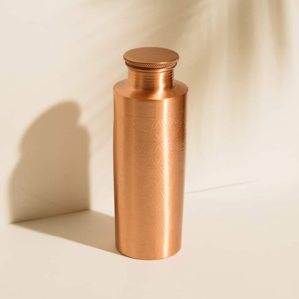 Blume des Lebens Kupferflasche 700ml