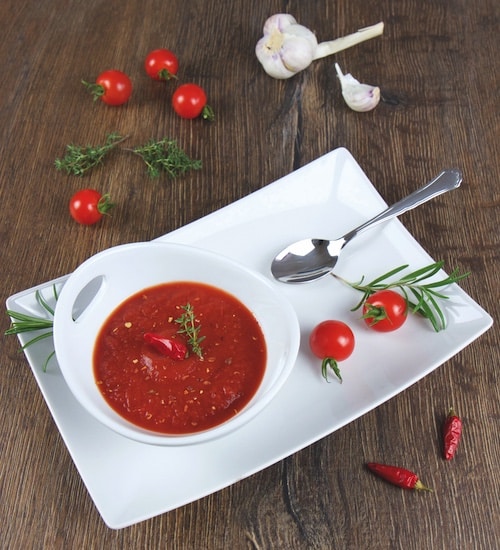 feurige tomatensuppe rezept happy vita