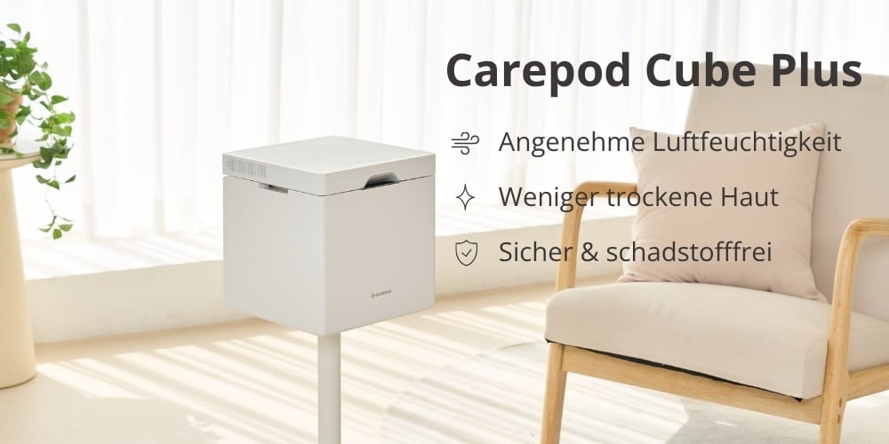 carepod cube plus luftbefeuchter vorteile