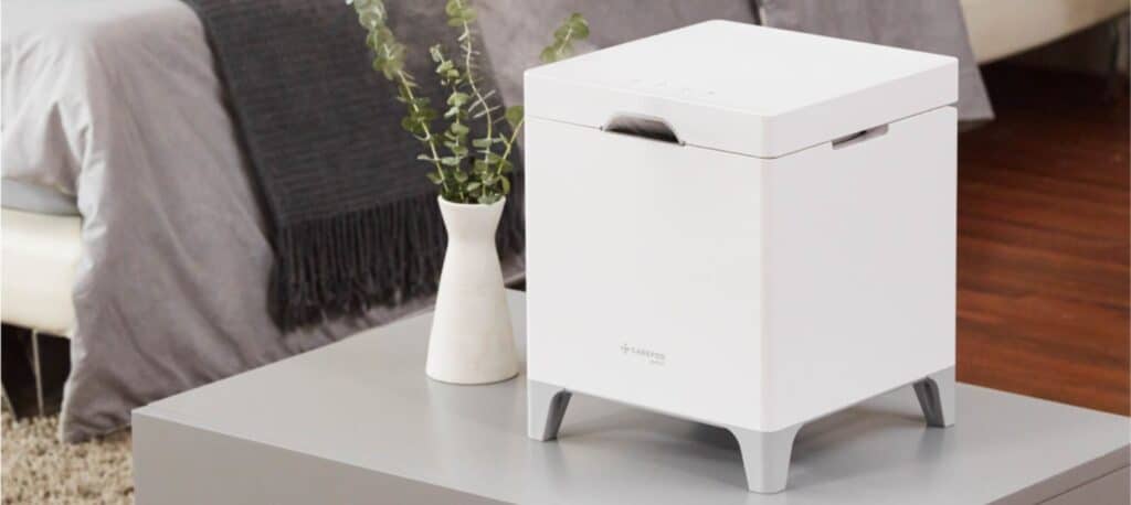 carepod luftbefeuchter cube plus wohnzimmer blog