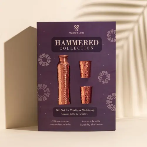 Kupfer Geschenkset Gehämmert