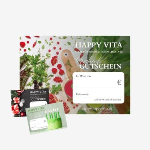 Geschenkgutschein HAPPY VITA