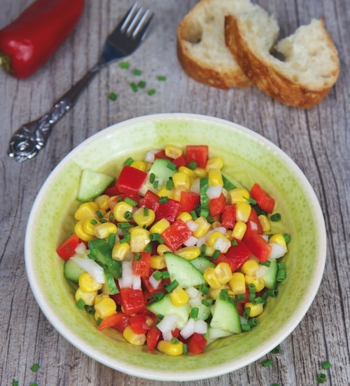 mais paprika salat rezept happy vita
