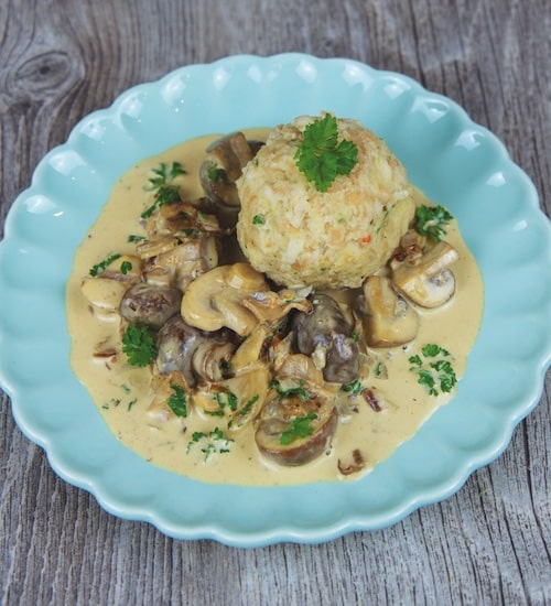 semmelknoedel mit pilzrahmsosse rezept happy vita