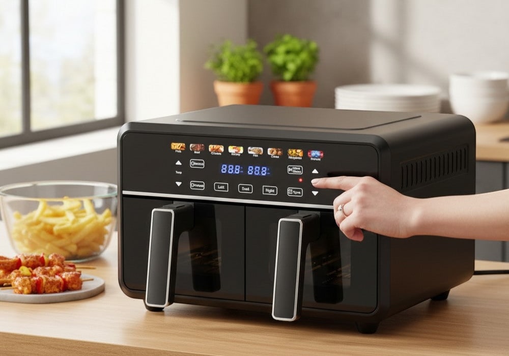 wartmann airfryer af2511 kueche infrarot